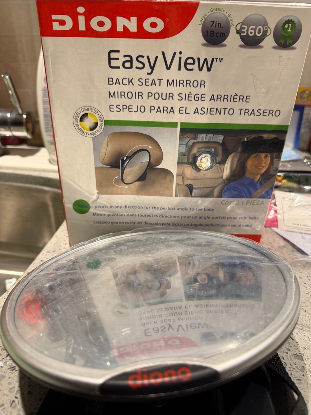 Diono easy view mirror
